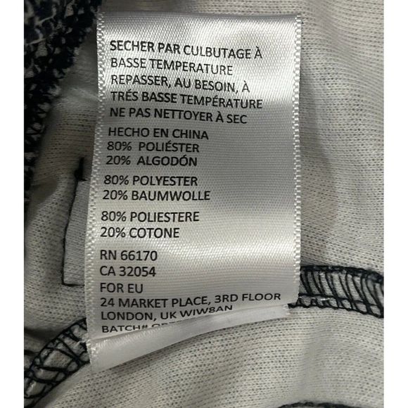 Urban Outfitters Plaid Houndstooth Black White Jogger Pants Mens Medium NWOT - Picture 10 of 16